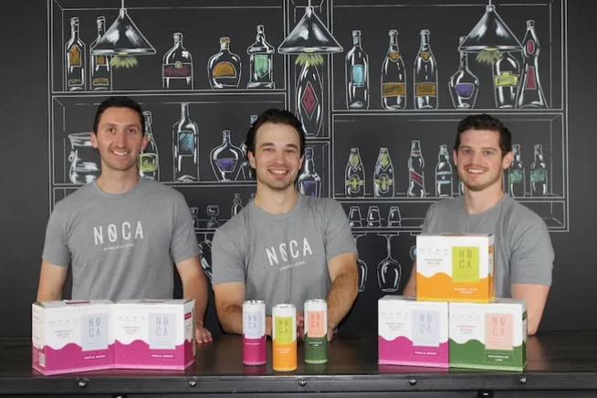 UNH grads' ‘bubble-free boozy water’ in fruity flavors now made in Seabrook