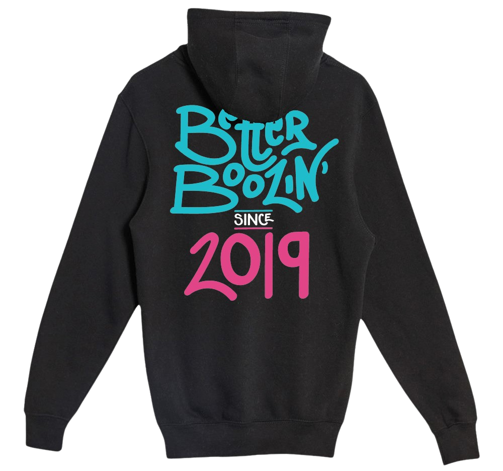 Better Boozin' Hoodie Black