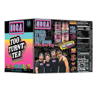 TOO TURNT | Lemon Iced Tea Hard Tea 12 Pack | 5% ABV