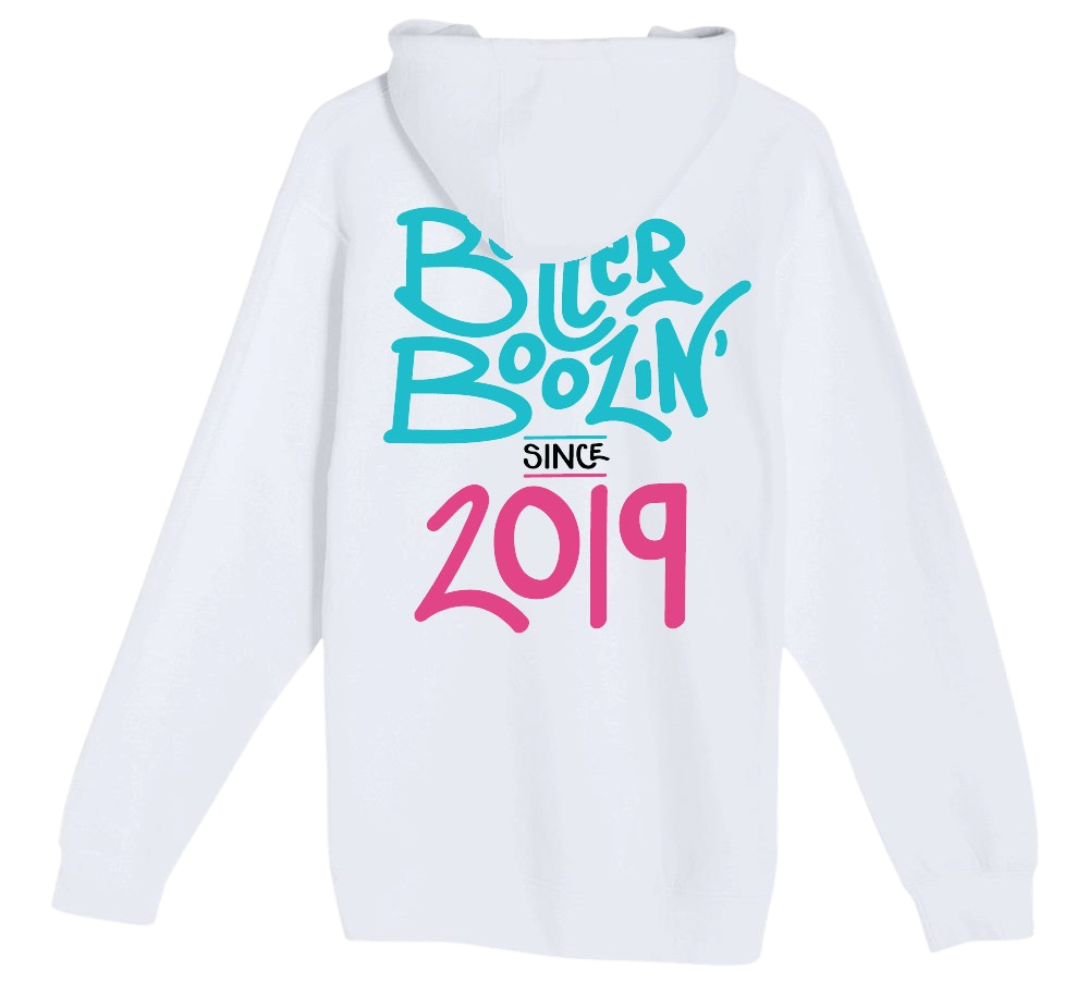 Better Boozin' Hoodie White