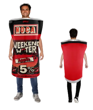 Weekend Water Apple Can Costume