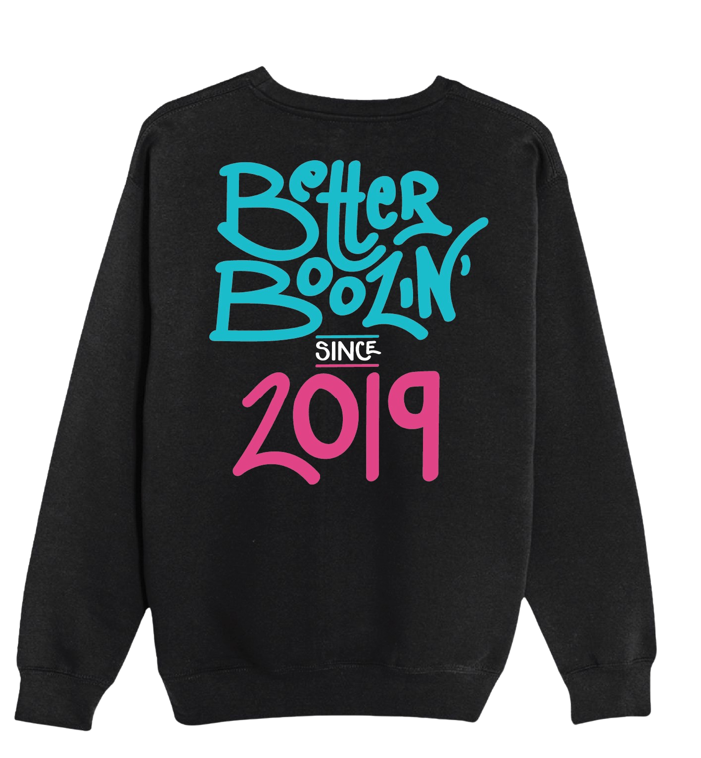 Better Boozin' Crewneck Black